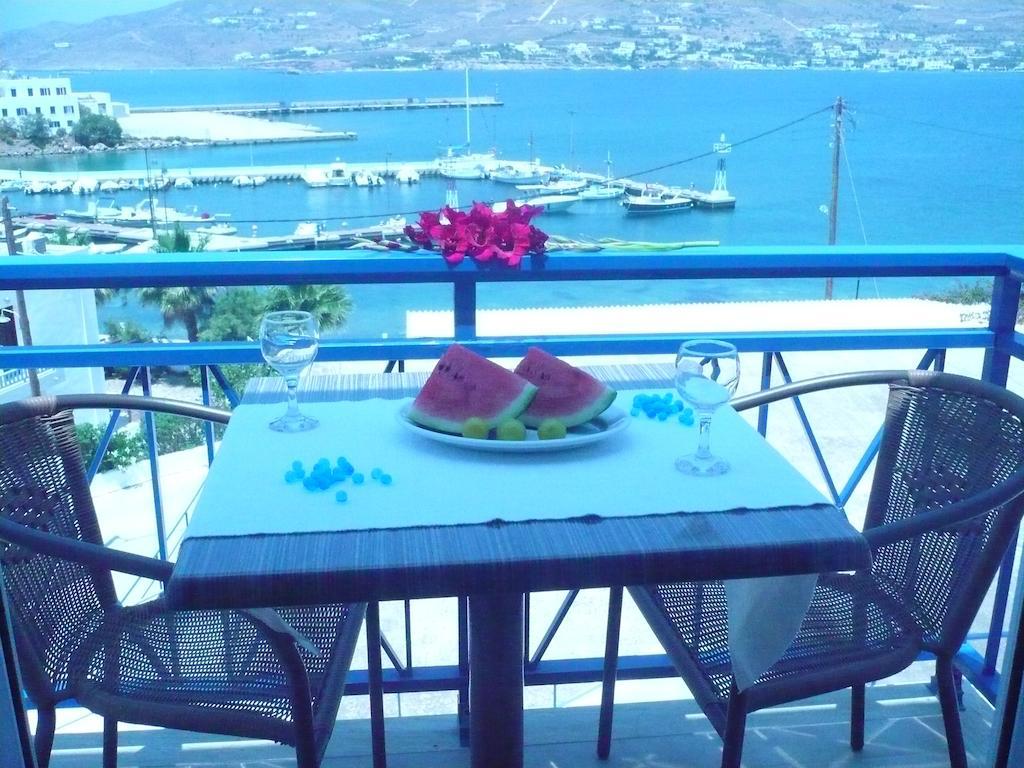 Meltemi Apartment Posidhonia  Bagian luar foto